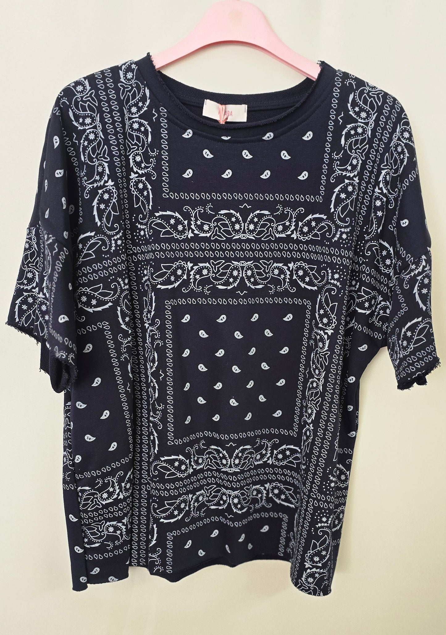 Damen Oberteil Bandana Print