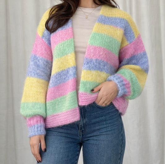 Strickjacke Happy Stripes