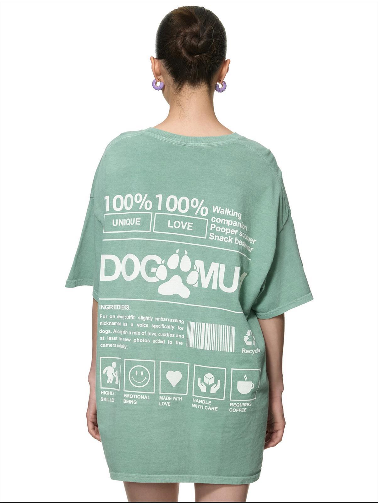 Oversize T-Shirt Damen Dog Mum – Locker geschnittenes Statement Shirt – verschiedene Farben