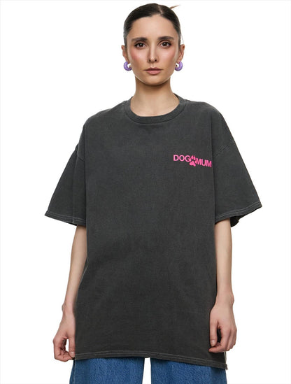 Oversize T-Shirt „DOG MOM“