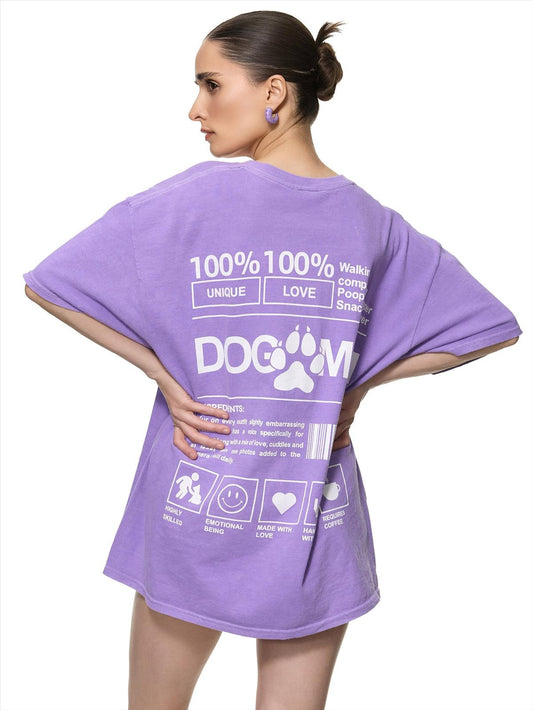 Oversize T-Shirt „DOG MOM“