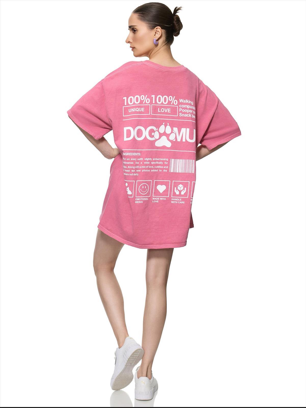 Oversize T-Shirt Damen Dog Mum – Locker geschnittenes Statement Shirt – verschiedene Farben