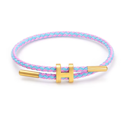 Stylisches Armband mit H-Verschluss – in vielen Farben erhältlich