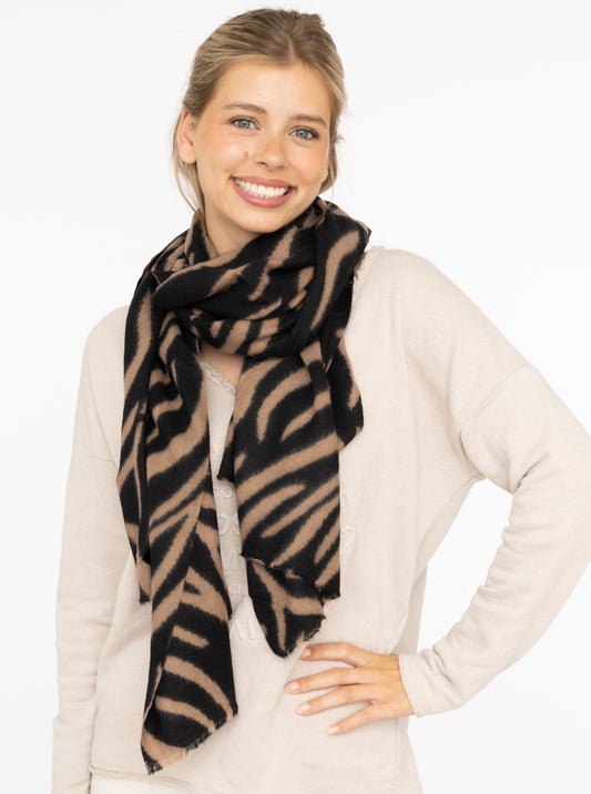 Zwillingsherz Kuschel Schal ZEBRA