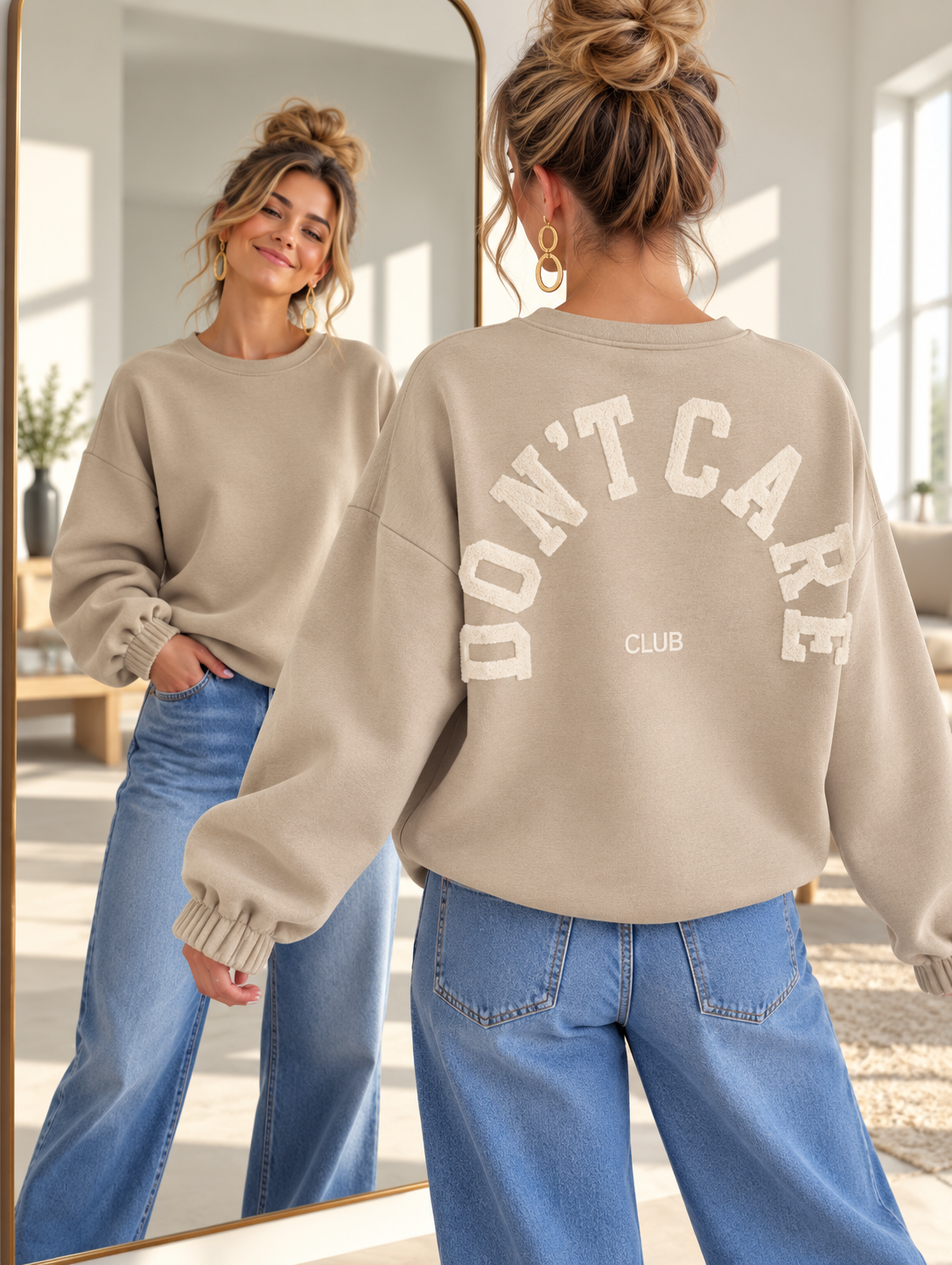 Kuschel Sweater DON´T CARE Club