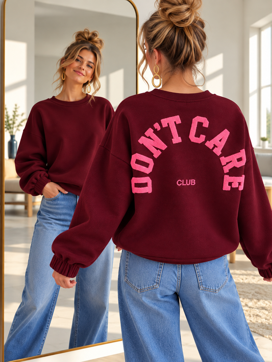 Kuschel Sweater DON´T CARE Club