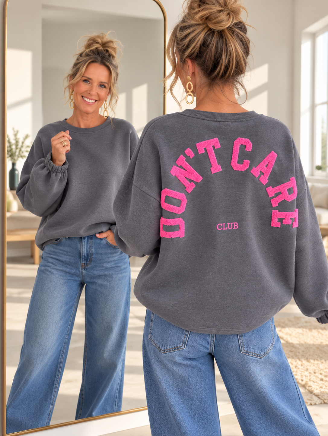 Kuschel Sweater DON´T CARE Club