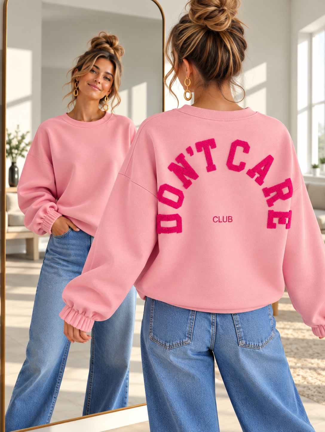 Kuschel Sweater DON´T CARE Club