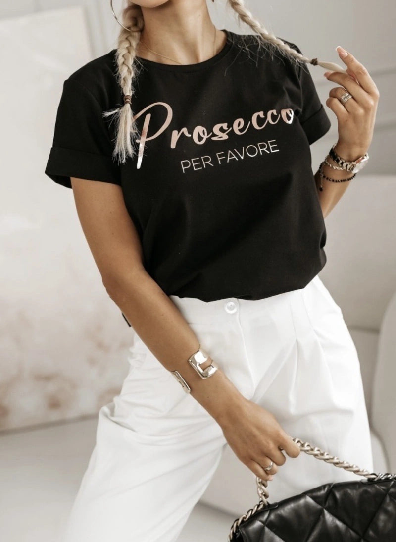 Statement T-Shirt - Proessco Per Favore